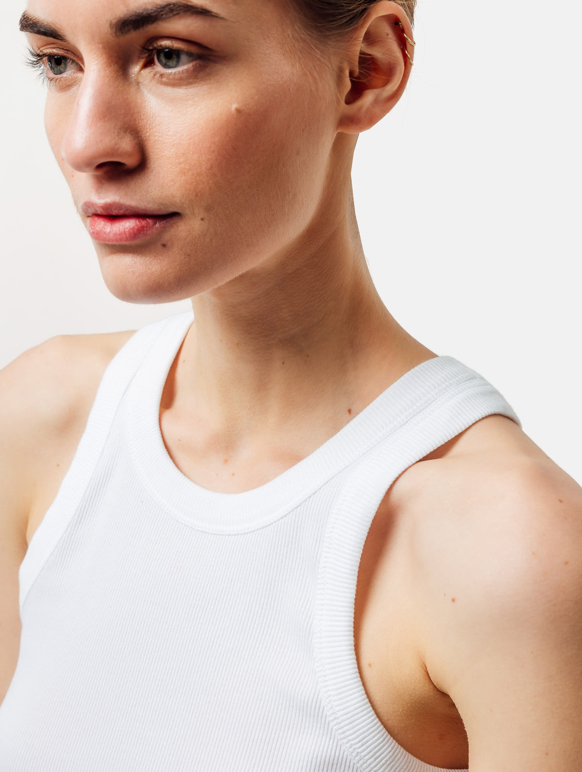 Tanktop aus weichen Rippenjersey, gefertigt aus hochwertigem Baumwoll- und Bamboo Mix mit Elastan.