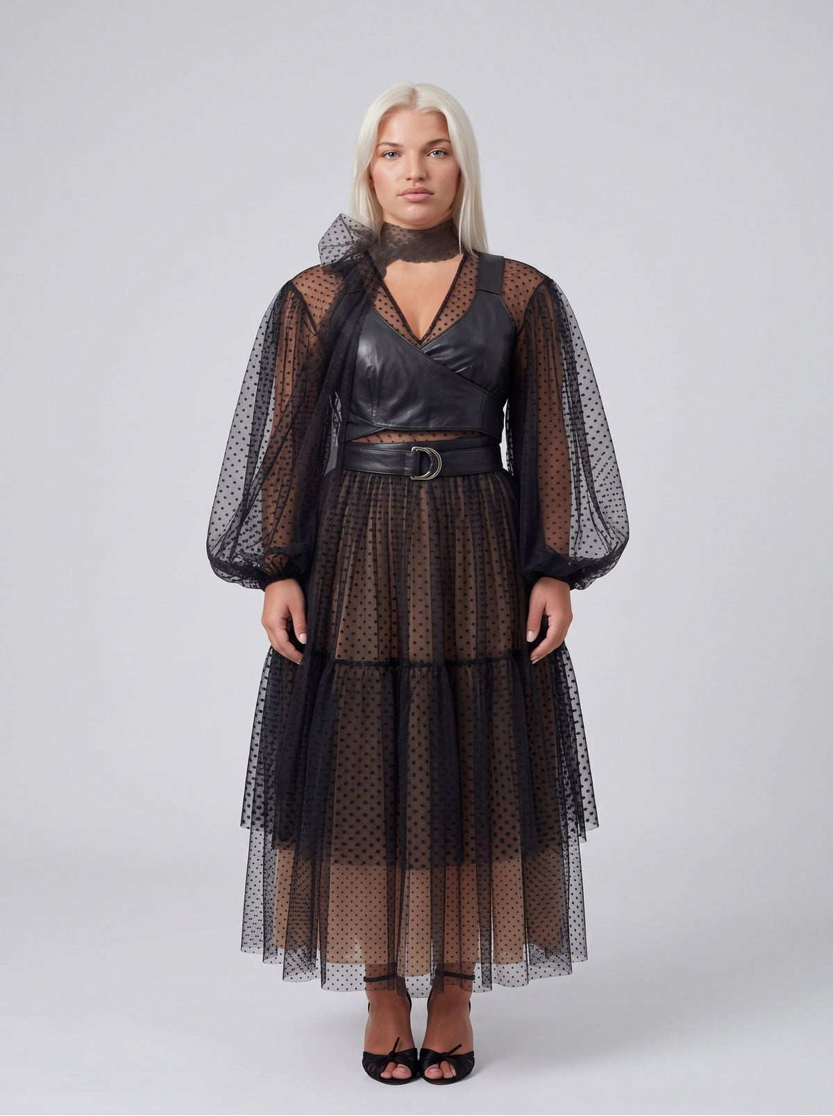 Edelina - Bustier aus veganem Leder