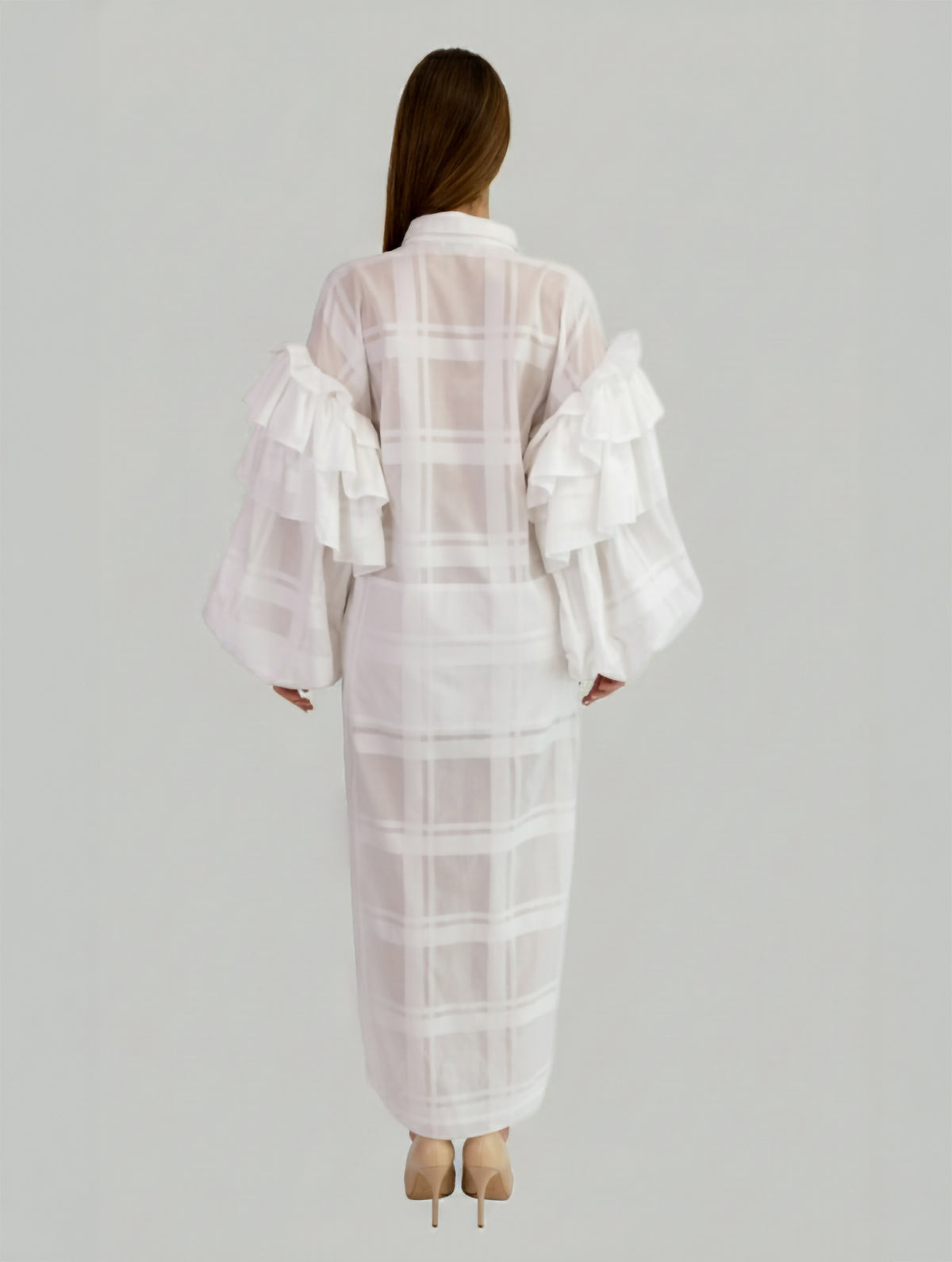 Ilona-weiße Kleid