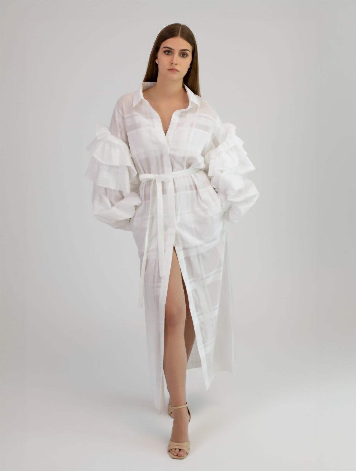 Ilona-weiße Kleid